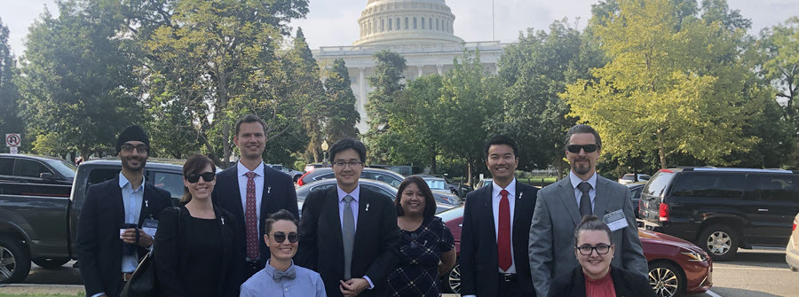 2 of 3, UCSD Rheumatology Fellow, Dr. Robert Chao at the ACR Advocacy Conference in DC in September 2019