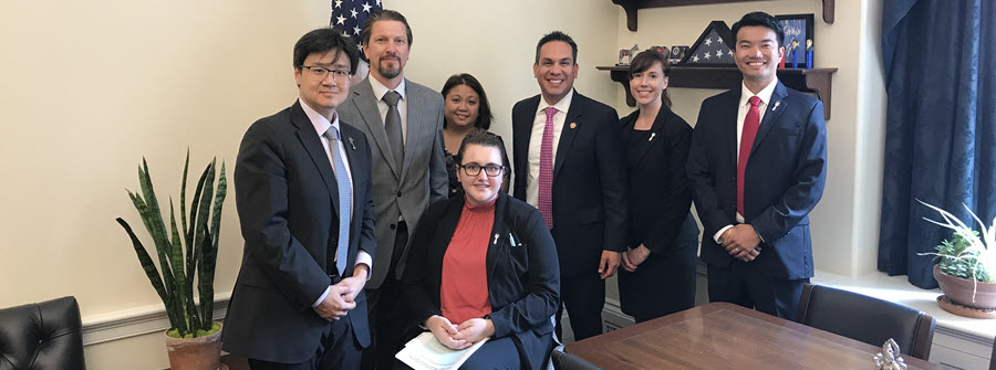 3 of 3, Rheumatology fellow, Dr. Robert Chao at the ACR Advocacy Conference in DC in September 2019.